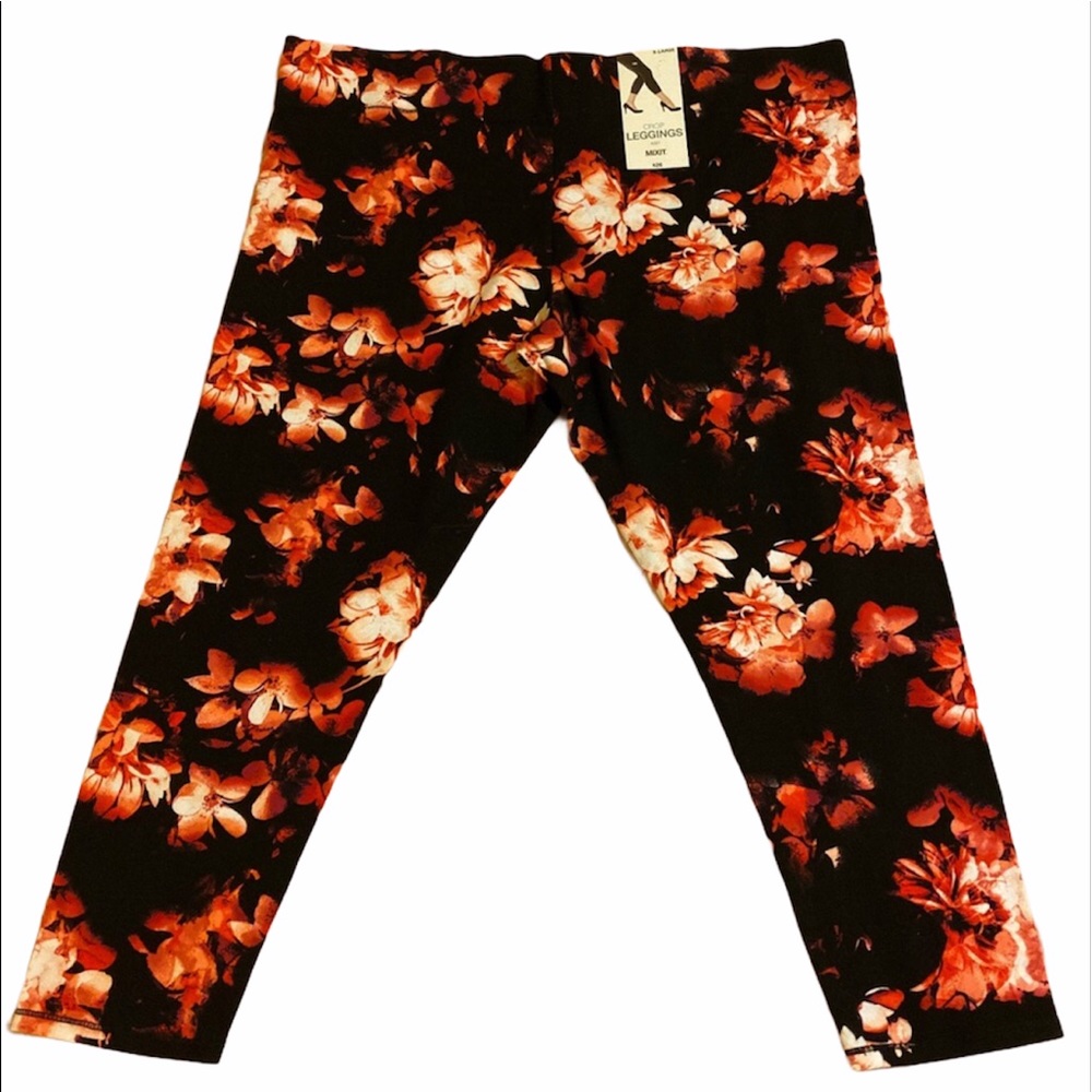 Leggings with flower print 🤍